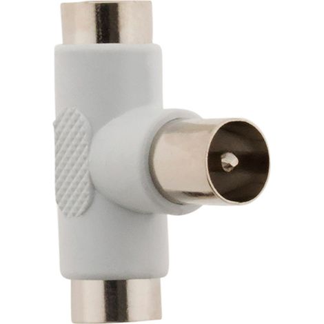 T de derivación, 1 entrada macho, 2 salidas hembra, diámetro 9,52 mm. (1/4)