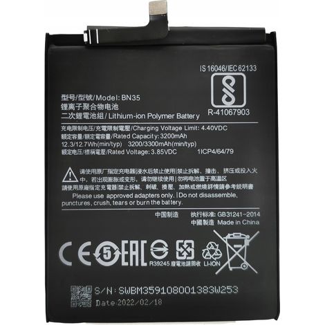 Nueva batería Xiaomi Redmi 5 BN35 de 3200 mAh MDG1