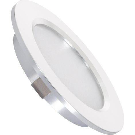 Downlight LED 3W 12V DC Circolare Mobilia Foro Ø 63 mm 2700K Bianco Caldo (1/5)