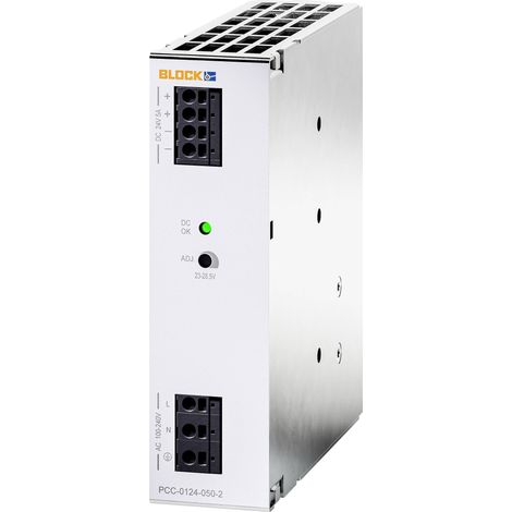 BLOCK PCC-0124-050-2 Alimentation à découpage 24 V/DC 5 A 120 W Nbr. de sorties:1 x Contenu 1 pc(s) D340342 (1/2)