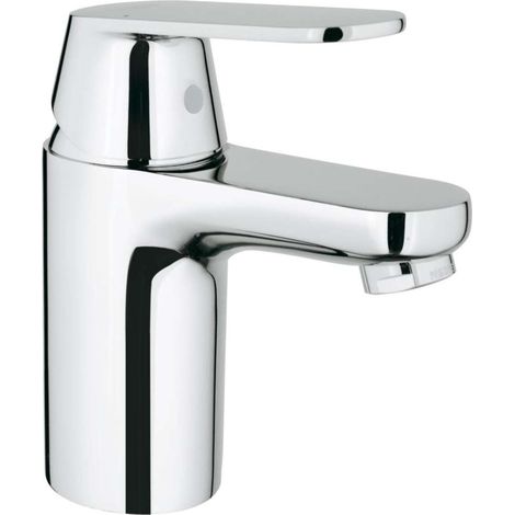 Waschtisch Einhebelmischer verchromt – GROHE SilkMove 35mm Keramik-Kartusche – variabel einstellbare Mengenbegrenzung – SKU 32824000 (1/4)