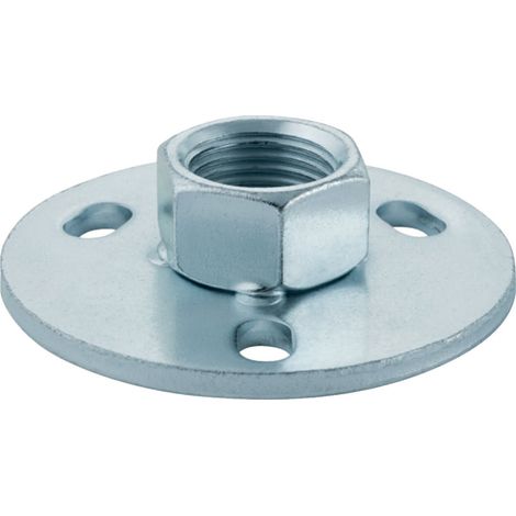 Geberit piastra di base rotonda, a tre fori, con manicotto filettato G 1/2", 362.839.26.1 (1/2)