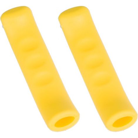 fundas protectoras para palancas de freno de MTB bicicletas montaña, funda universal antideslizante silicona palancas freno bicicleta, color azul (1/5)