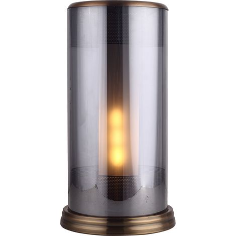 Tischlampe Lumineca Panbat 24x45 cm Grau