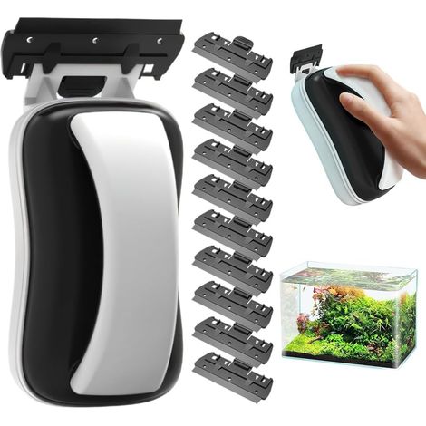 Starker magnetischer Aquariumschaber, magnetische Aquariumbürste, Algenschaber, magnetische Aquariumreinigungsbürste (1/5)