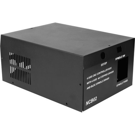 Boîtier de contrôle CNC Iron NCB02 pour machine de gravure et fraisage, coque en acier robuste, châssis de commande numérique pour routeur, boîtier métallique de protection. (1/5)