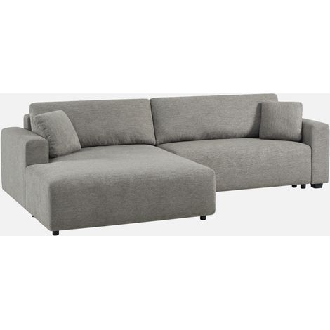 Sofá cama esquinero izquierdo de tela con baúl, 3 plazas (1/5)