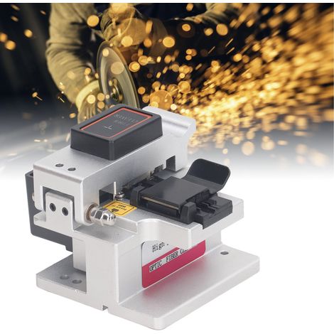 Pince à fibre optique 3 en 1, cliveuse à fibre optique de haute précision, cliveuse dédiée à la fusion à chaud et au fractionnement à froid, outil d'épissure de câble optique, machine de coupe, argent (1/5)