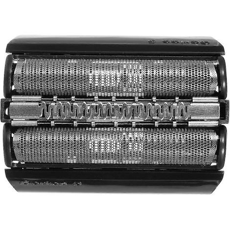Tête de rechange pour rasoir électrique 25-26 52B compatible avec la grille de rechange du rasoir Braun Series 5 et (1/4)