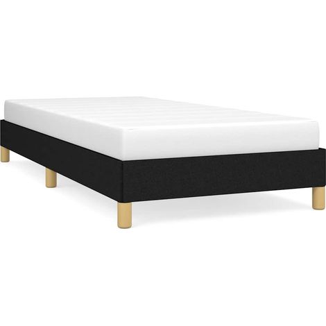 Maison Exclusive - Bettgestell ohne Matratze Schwarz 90x200 cm St (1/5)