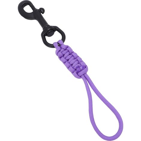 Cordon anti-perte pour la plongée sous-marine, crochet en acier inoxydable, tissé à la main, équipement de plongée portable, corde anti-perte pour la plongée sous-marine (1/5)