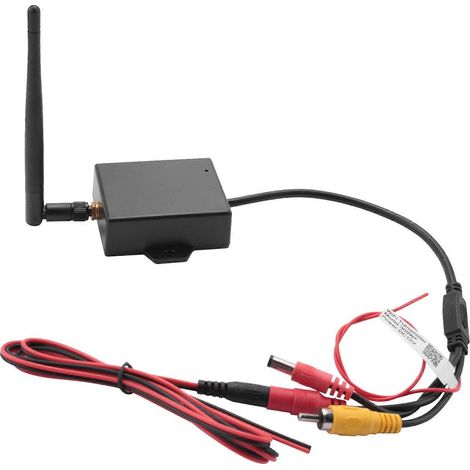 Module émetteur sans fil WiFi pour caméra de recul de voiture, kit de vision arrière vidéo AV noir (1/5)