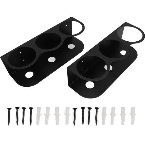 2PCS support 3 bombes aérosol rack fer mural bouteilles organisateur de stockage de garage espace de travail (1/5)