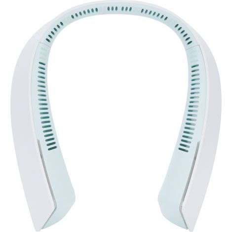 Klingenloser Nackenventilator, tragbarer USB-Ventilator mit großer Kapazität – kleiner Ventilator für Sport und Reisen (Grün) (1/5)