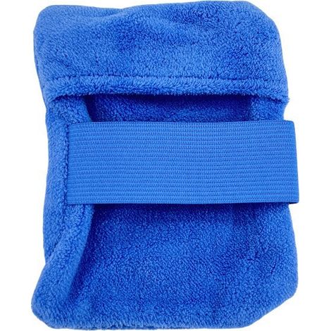 3er-Set Sandbürsten für Strand und Camping – Robuste Reinigungshandschuhe zum Entfernen von Sand von Handtüchern und Taschen – Praktisches Urlaubsaccessoire (Modell Dunkelblau, 14x12 cm)-lsw (1/3)