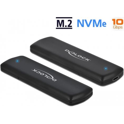 Delock Caja externa para M.2 NVMe PCIe SSD con USB Type-Câ¢ hembra - sin herramientas
