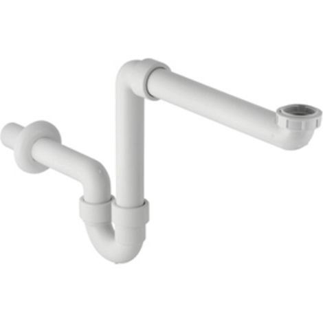 Siphon de lavabo Geberit, modèle à encombrement réduit, sortie (1/2)