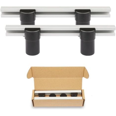 Sollbry Lot de 2 outils auxiliaires pour table de travail du bois, pour établi de positionnement, pour le bricolage l'arrêt le rabotage des trous de 20 mm Pince pour chiens en alliage d'aluminium (20 (1/5)