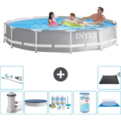 Intex Piscine Prism Frame Ronde - 366x76 cm - 8-pièces S32109