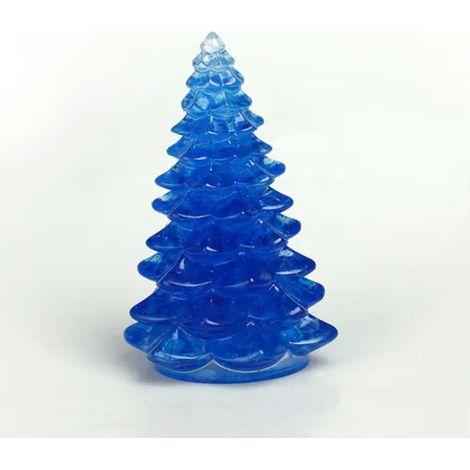 Arbre De Noël En Résine - Cristal De Quartz Naturel Poli - Décoration Pour Arbre De Noël - Usage Intérieur - 1 Pièce (1/5)