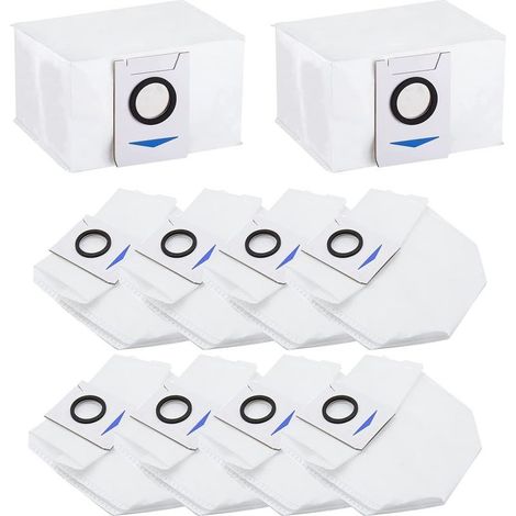 Lot de 10 Sac d'aspirateur Accessoires pour Deebot X1 Omni / X1 e Omni / T20 Omni, Aspirateur Accessoires de Rechange Sac à poussière (1/5)