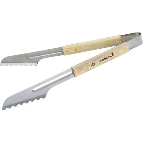 Barbecook pinze per BBQ, pinze per Barbecue Pinze di Lusso, Acciaio Inox/Palla, 40 cm (1/3)