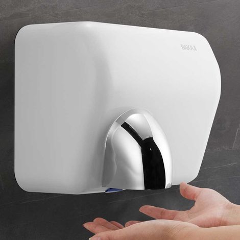 Asciugamani Automatico Elettrico Hotel Aria Calda a Parete 2300W con Fotocellula (1/5)