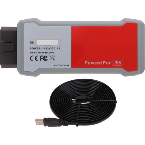 Interface diagnostic auto VCX Nano USB 2-en-1 Ford Mazda compatible IDS V126 programmation ECU et régénération FAP