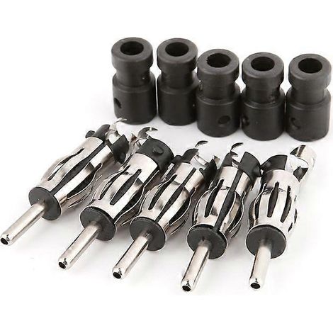 Adaptateur d'antenne pour autoradio, câble audio, connecteur d'antenne, 5x (1/5)