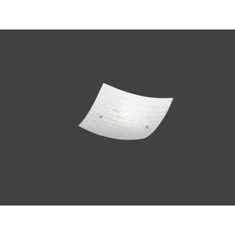 Plafoniera soffitto Trio Signa bianca 30cm E27 40W (1/2)