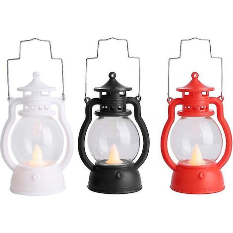 Lot de 3 lampes à pétrole