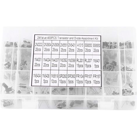 Dreipoliger Transistor, verpackt und sortiert, praktisch, deutlich gekennzeichnet für grundlegende Halbleiterbauelemente (1/5)