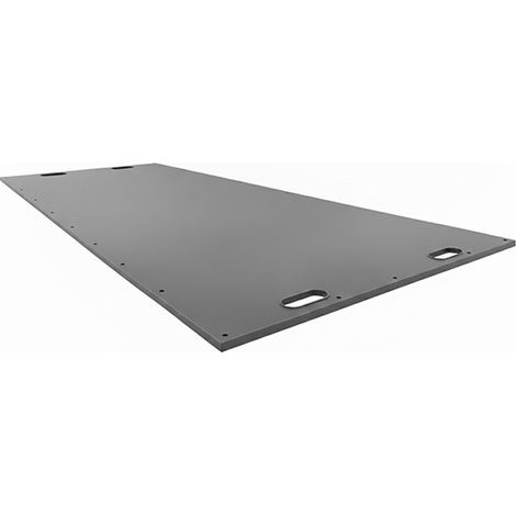 Plaque de roulage larmée/lisse : Lxl : 2430mm / 1230mm - Vendue à l'unité - FM24S1