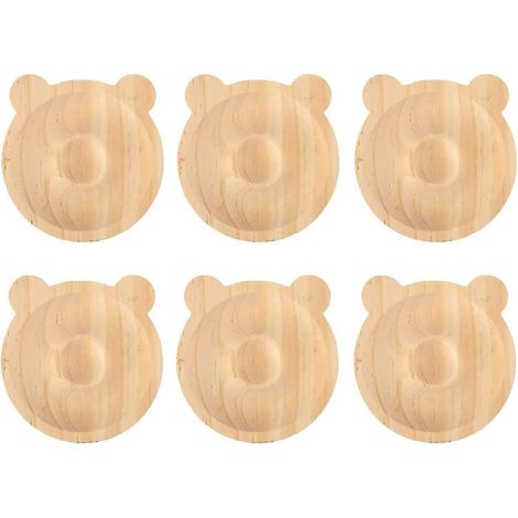 Plateau de présentation pour bracelets en bois massif (ensemble de 6 pièces) - Plateaux de rangement élégants pour bijoux et perles, peu encombrants et polyvalents. (1/5)