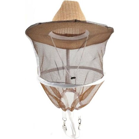 Chapeau-voile d'apiculteur, filet anti-abeilles, accessoires apicoles professionnels. - AquaForge (1/4)
