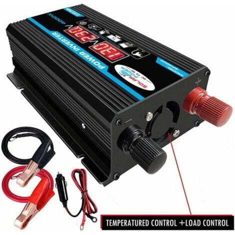 12V auf 220V Sinus-Wechselrichter 4000W – Sinus-Wechselrichter – Fernbedienung und 2 AC-Steckdosen für Wohnmobile und LKWs (1/5)