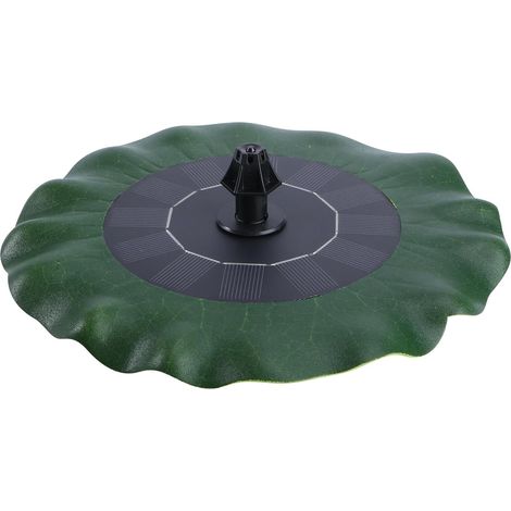 Fontaine Solaire Flottante Forme de Lotus Pompe à Eau Dc sans Brosse Décoration Extérieure Jardin Bassin Piscine Fonctionnement Automatique sans Batterie Circulation Eau pour (1/5)