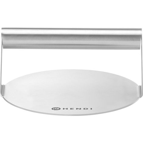 Pressa manuale in acciaio per hamburger, diametro 160x78 mm (1/4)