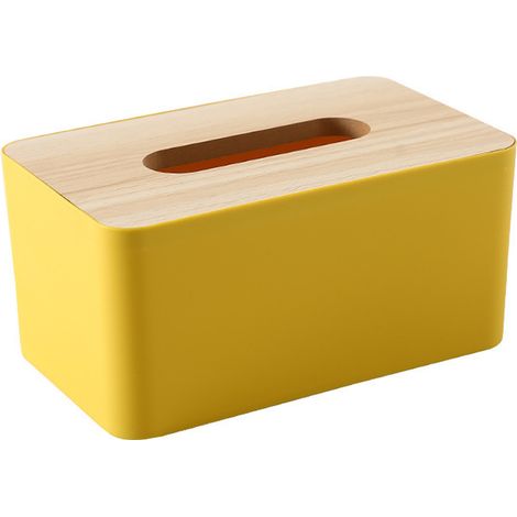 caja de pañuelos, diseño moderno, material duradero, apertura superior, para sala de estar, baño, oficina (1/5)