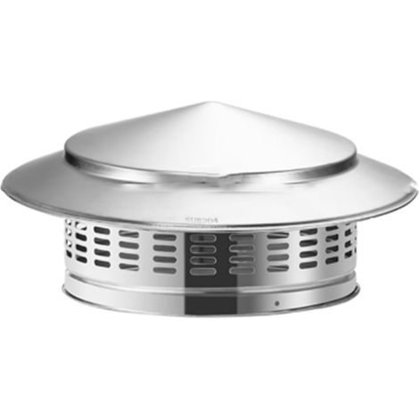 Copertura per camino, diametro interno 22 cm, diametro esterno 31,3 cm, altezza 14 cm, include una copertura impermeabile e a prova di uccelli. (1/5)