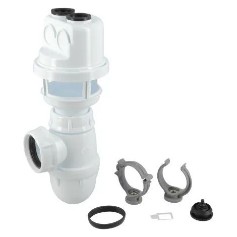 Geruchsverschluss Nicoll 201296 für Wasserenthärter und Osmoseanlagen 18-40mm weiß.