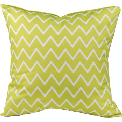 Gardenista - Coussins d'extérieur, Coussins carrés Résistants à l'eau avec Rembourrage, Oreillers Imprimés Pour Meubles de Terrasse, 60x60 cm Oreillers de Canapé de Jardin - Citron vert (1/5)