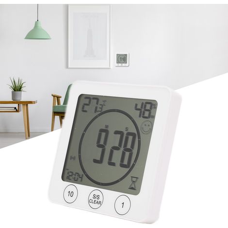 Timer, Temperatur- und Feuchtigkeitsmessgerät, Gerät zur Überwachung und Prüfung von Raumtemperatur und Luftfeuchtigkeit (1/5)