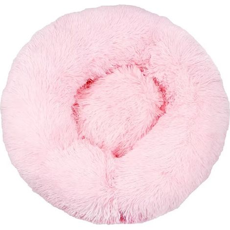 Coussin moelleux lavable pour chat et chien, rose clair, 40 cm – DELKEVIC