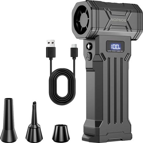 Ventilador turbo, alto flujo de aire, herramienta de limpieza inalámbrica, soplador (1/2)