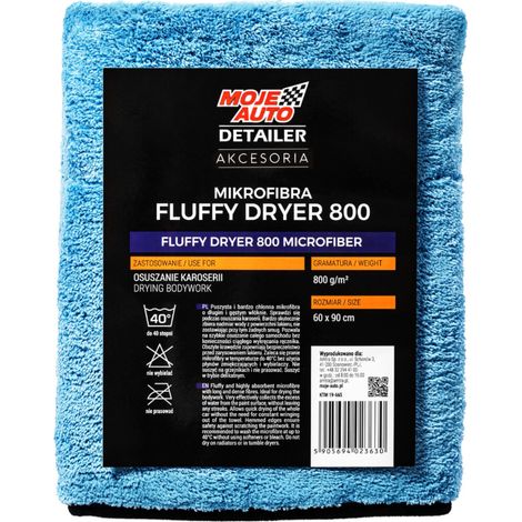 023630 Panno in microfibra per detailing auto, soffice e asciugabile, 800 g/m2, 60x90 cm (1/5)