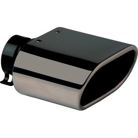 Sortie Echappement DTM2 Universelle - Gun Metal - Int 65mm - Ext 148x80mm - Long 178mm - Sortie 148x80mm (1/4)