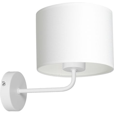 Applique murale blanche abat-jour Arden E27 Luminex 15W