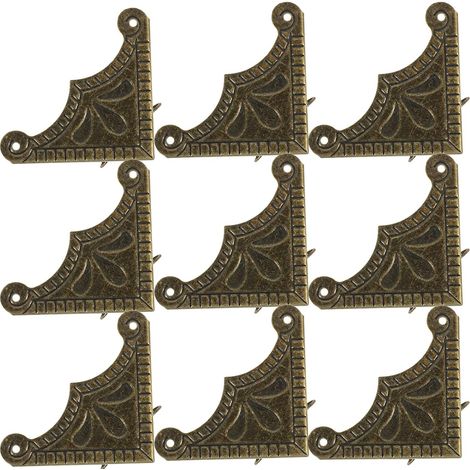 30 protège-coins décoratifs, bois, style vintage, pour meubles (1/5)