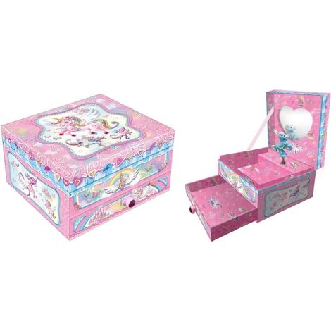 Carillon unicorno con cassetto